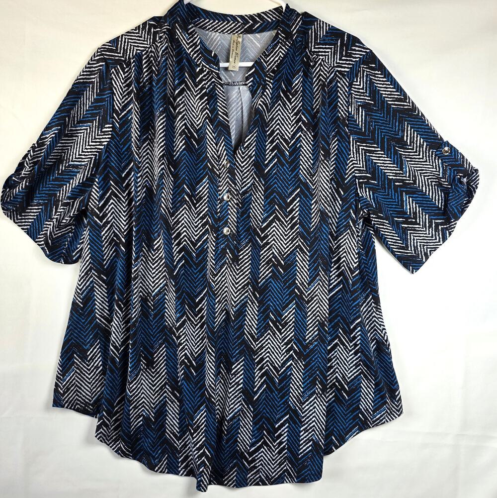 Women's Dress Blouse - PerSeption Women Size XXL